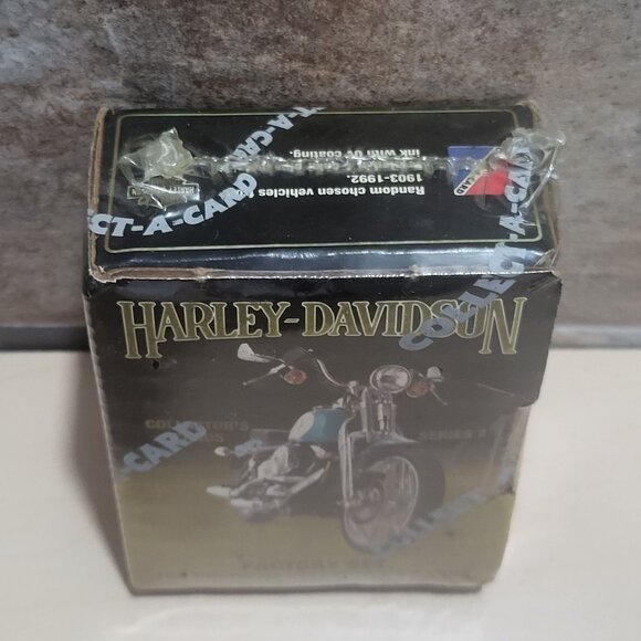 1992 Harley Davidson Factory Set 100 Premium Collectors Cards Series 2 Sealed - Picture 3 of 8